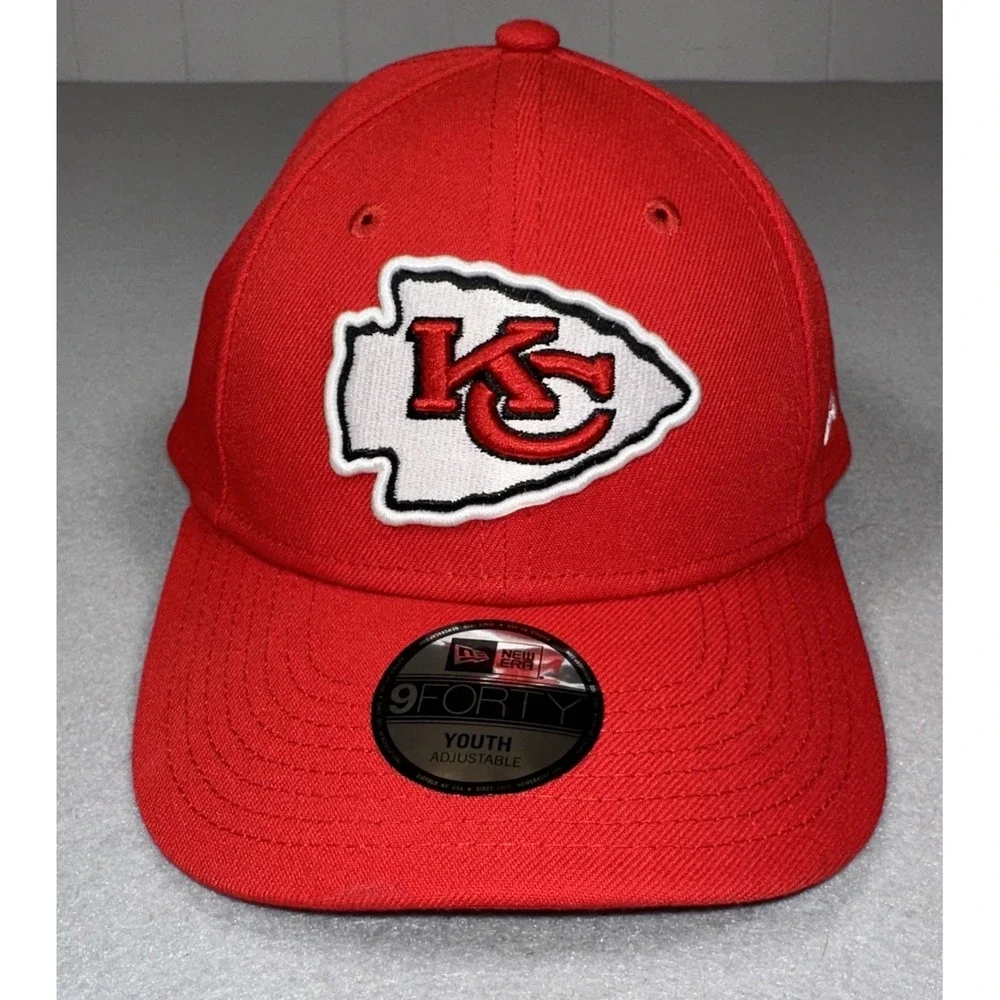 NFL Kansas City Chiefs Youth New Era 9Forty Adjustable Ball Cap Red